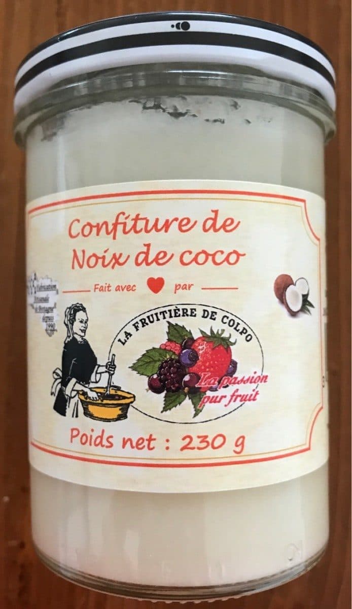 La Fruitière de Colpo Confiture de Noix de Coco packshot