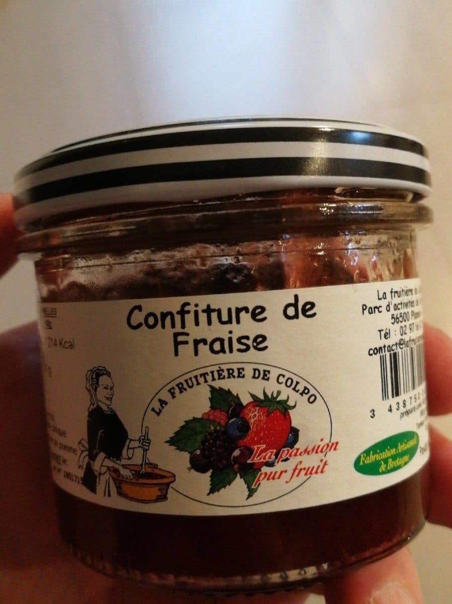 La Fruitière de Colpo Confiture de fraise packshot