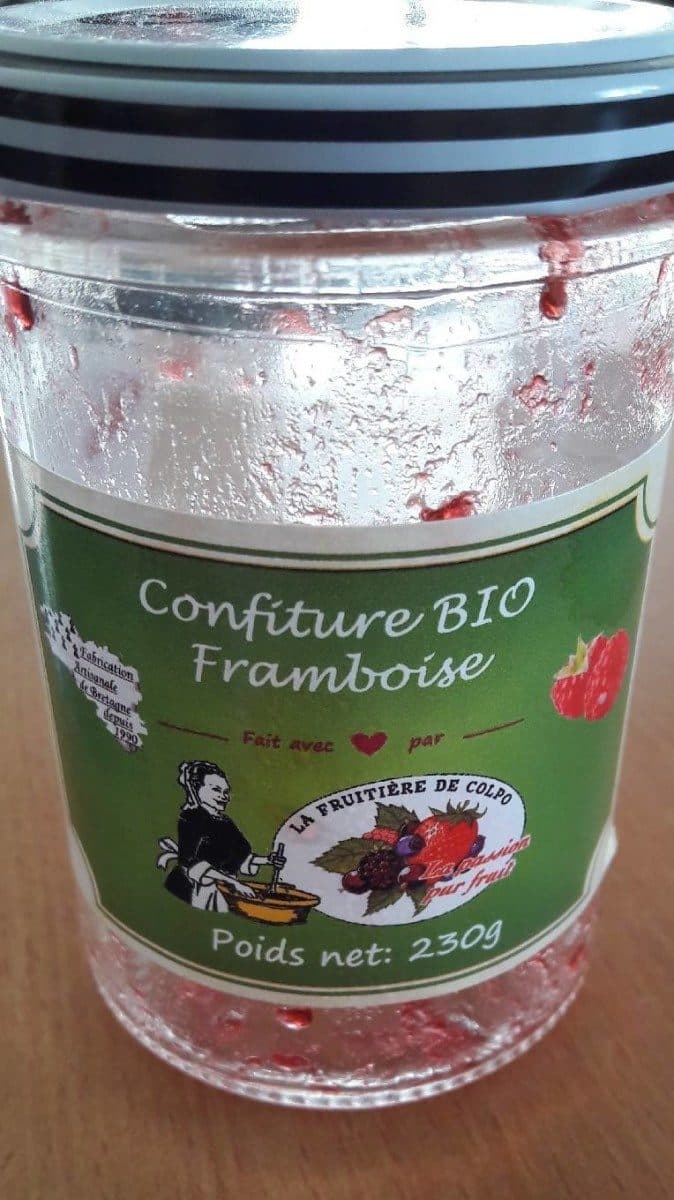 Open Food Facts Confiture bio framboise packshot