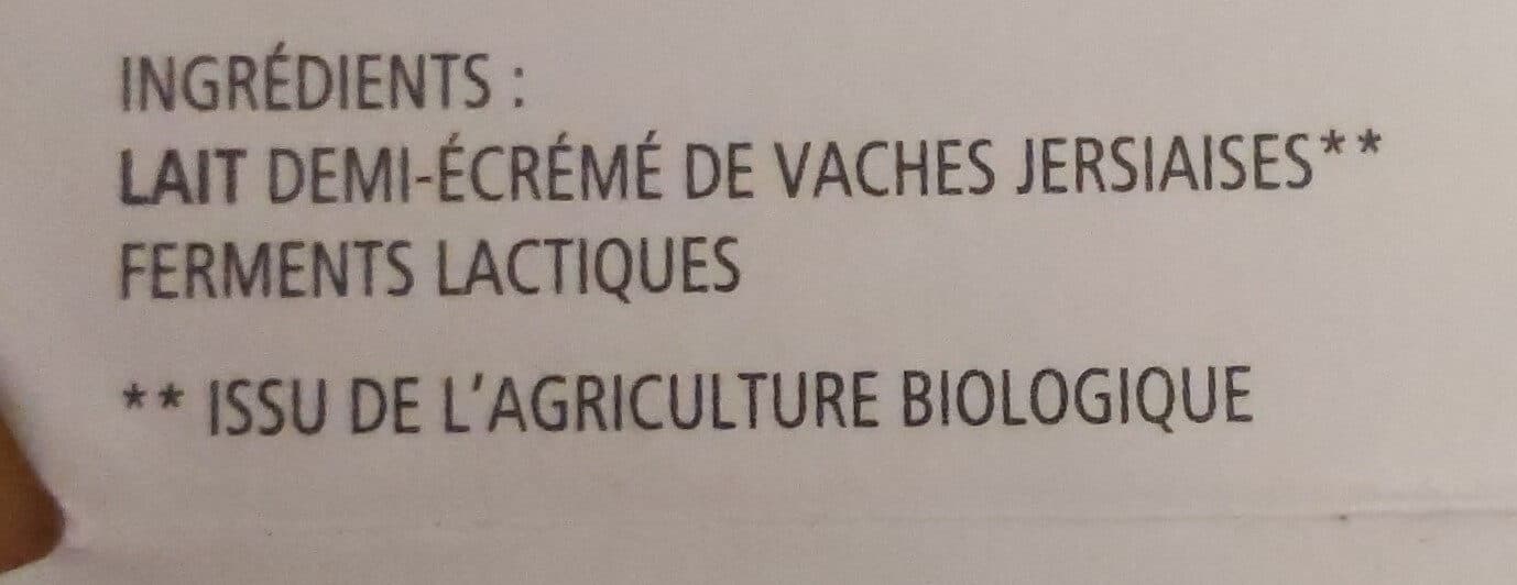 Bernard gaborit Yaourt Nature 1 / 2 Ecreme packshot