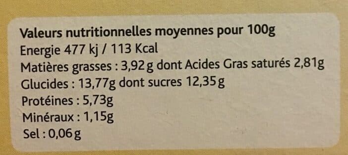 Gaborit Bernard Flan vanille au lait de brebis packshot