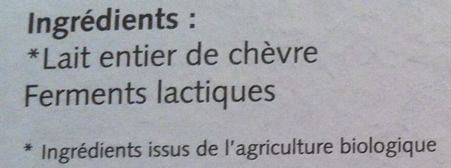 Bernard Gaborit Yaourts de chèvre nature packshot