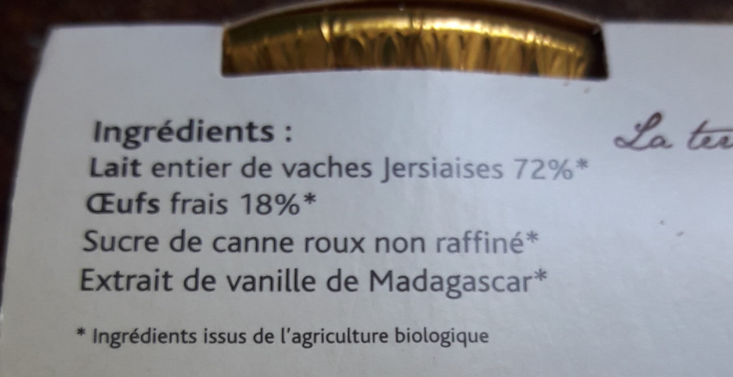 Bernard Gaborit Oeufs au Lait packshot