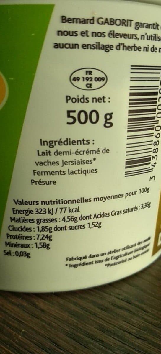 Bernard Gaborit Le lissé packshot