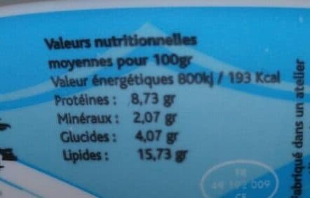 Gaborit Jersey frais fromage à tartiner packshot