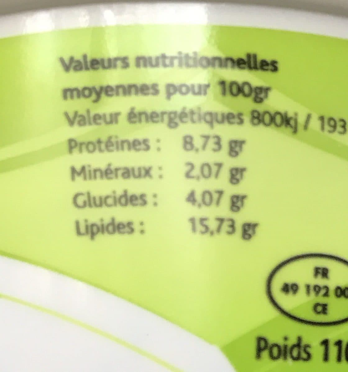 Gaborit Bernard Fromage Jersey Frais Ail Et Fines Herbes packshot