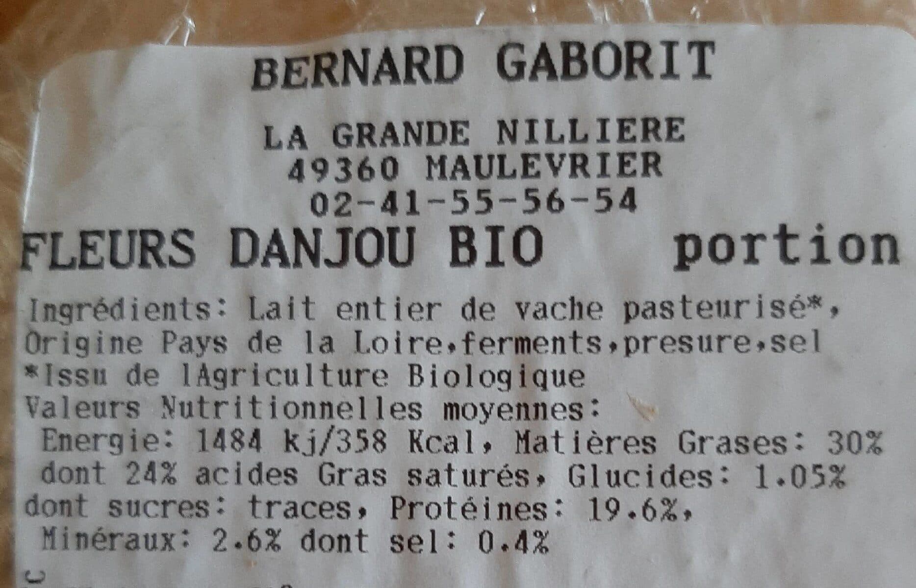 Bernard Gaborit Portion Fleurs D'anjou packshot