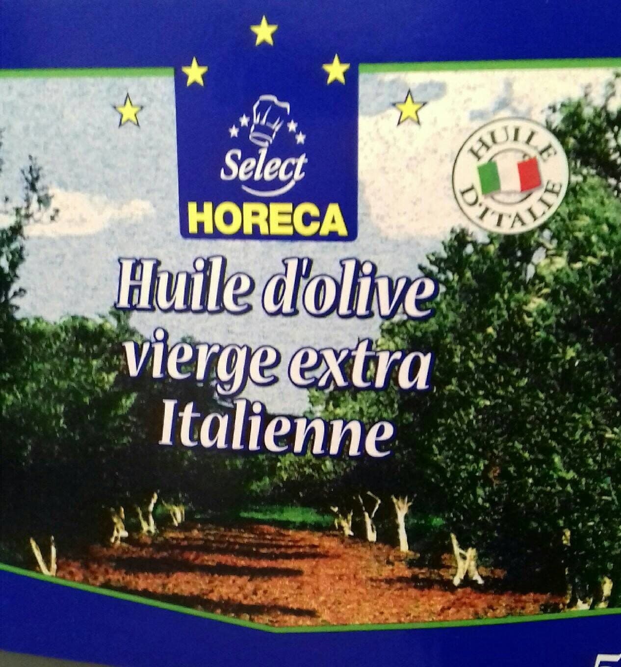 Horeca Huile d'olive vierge extra italienne packshot