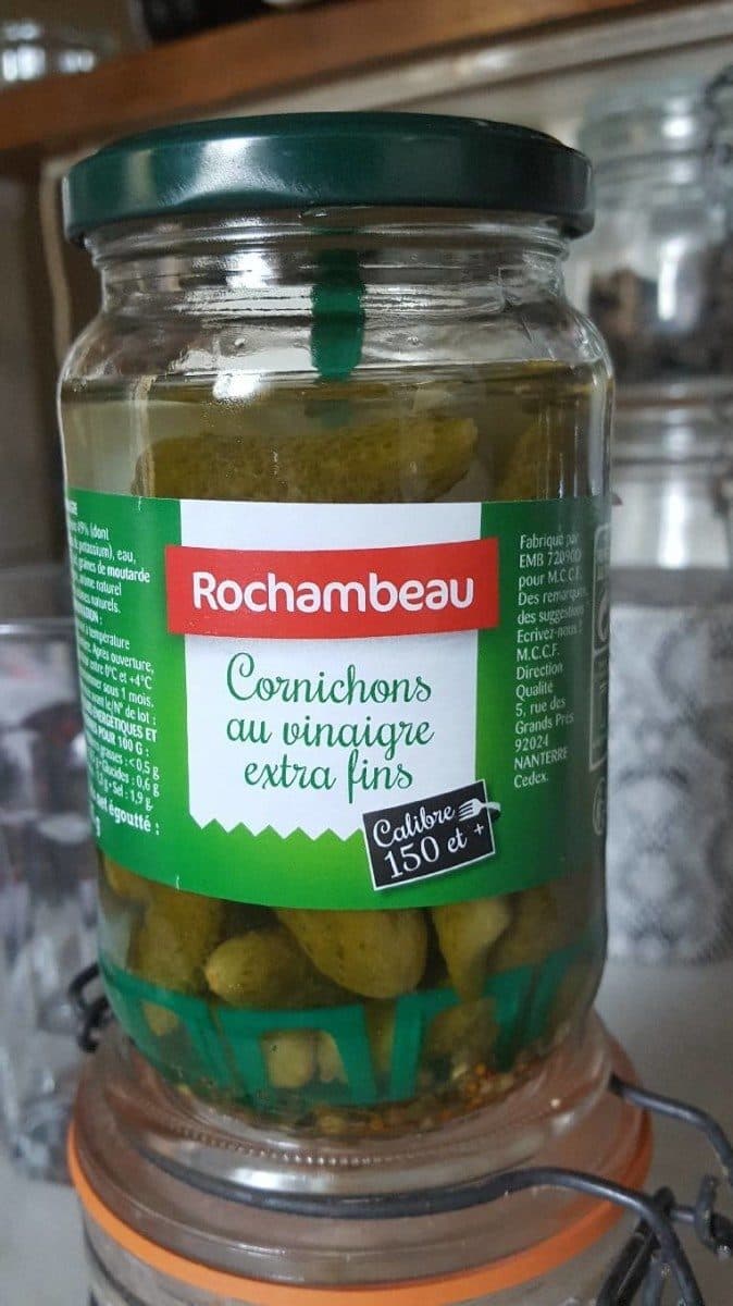 Rochambeau Cornichons Au Vinaigre Extra-fins packshot