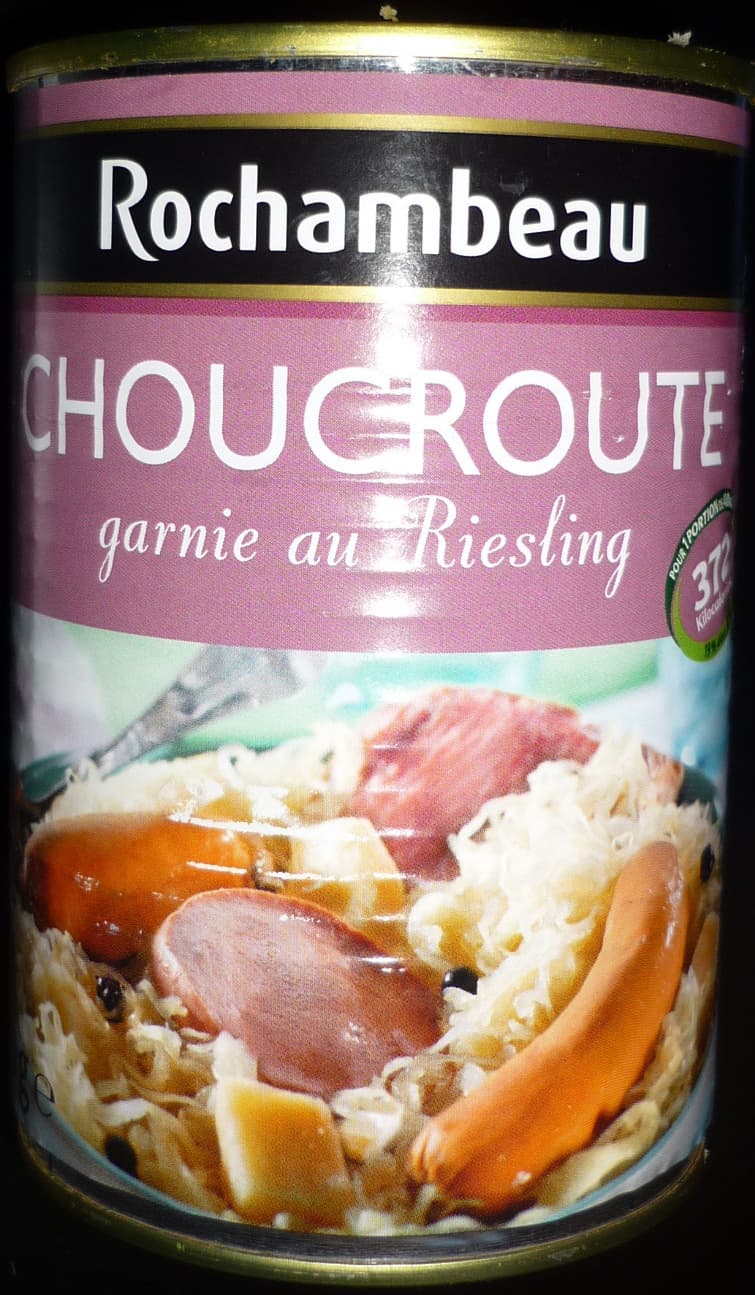 MCCF (Métro Cash & Carry France) Choucroute garnie au Riesling packshot