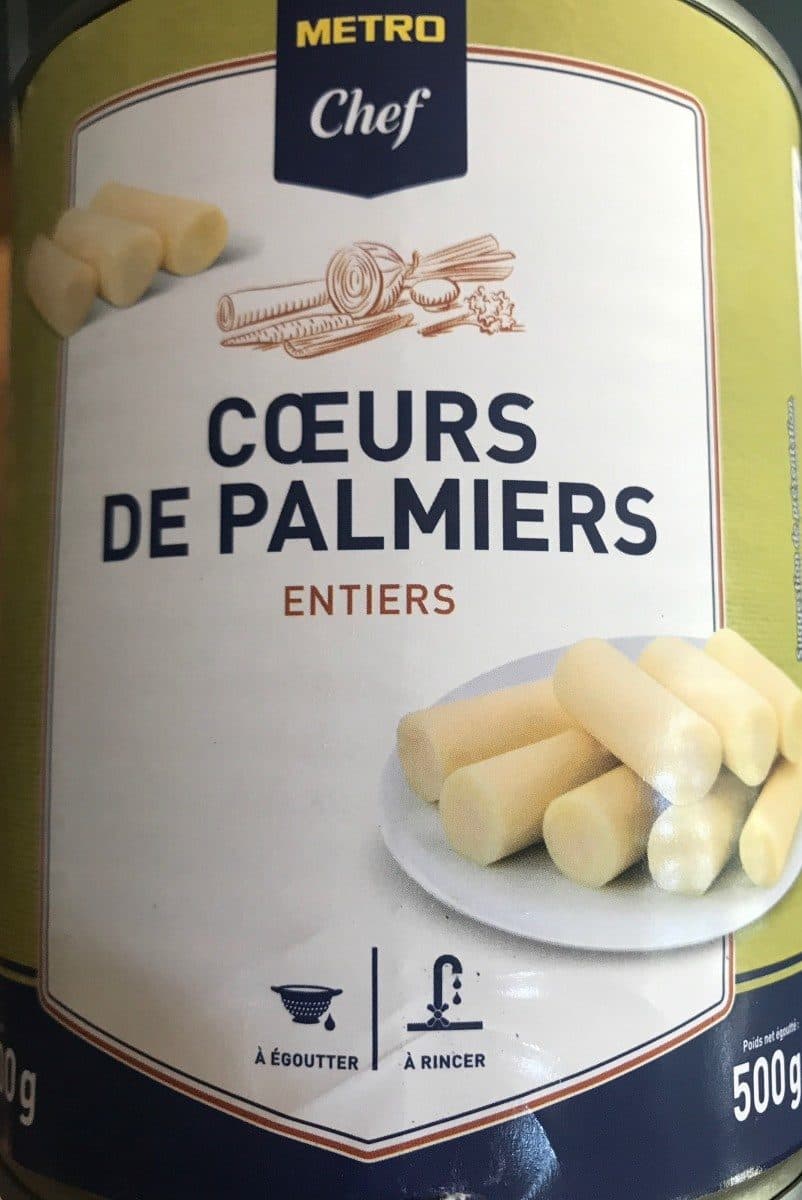 Metro Chef Coeurs de palmiers packshot