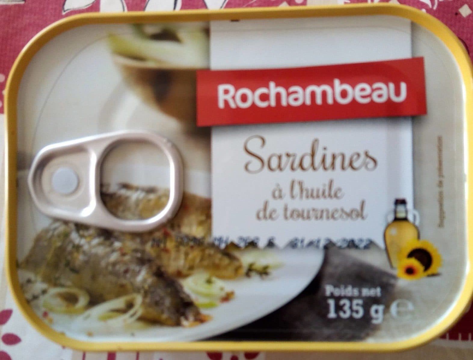 Rochambeau Sardines à l'huile de tournesol packshot