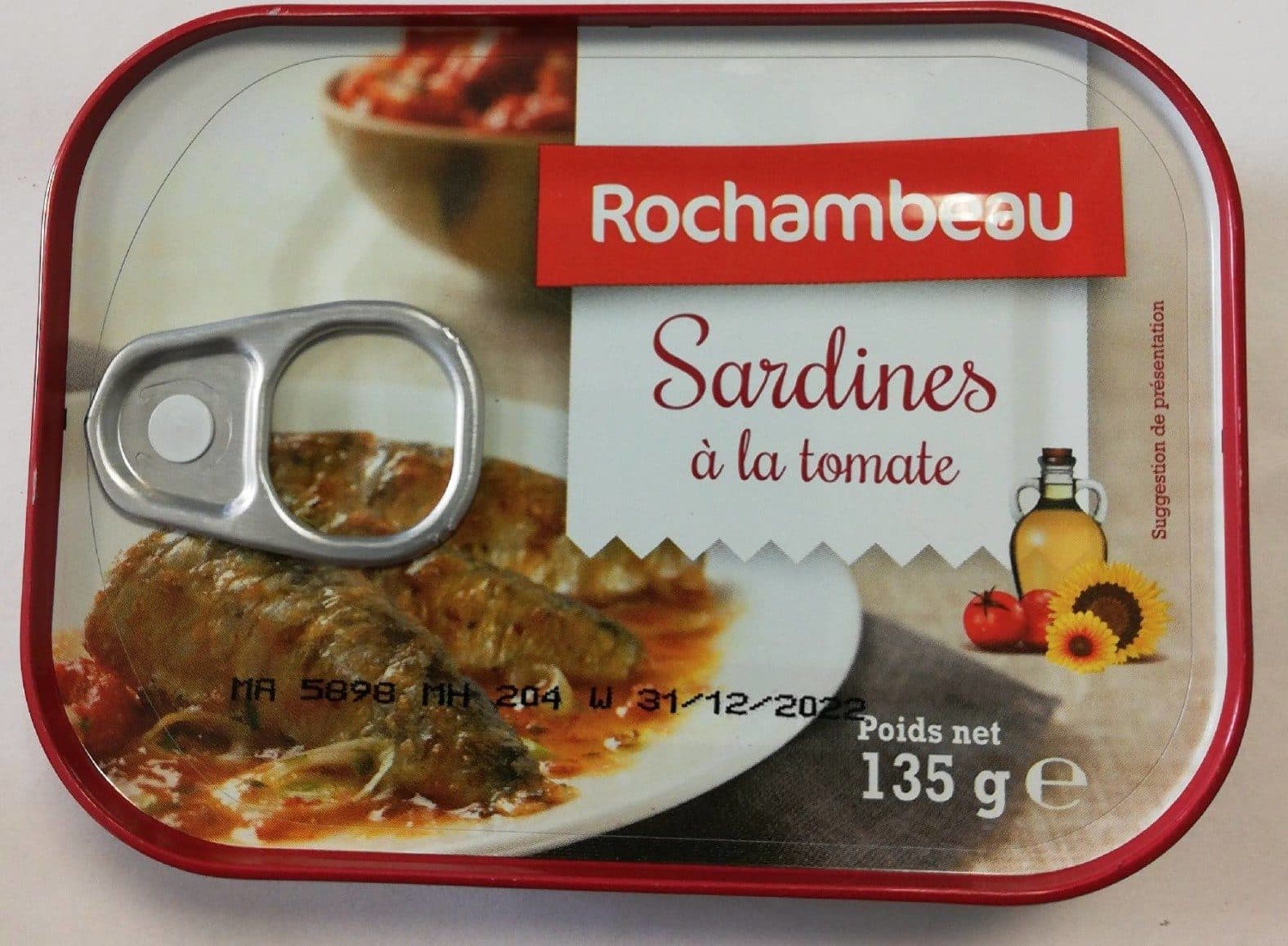 Rochambeau Sardines à la Tomate packshot