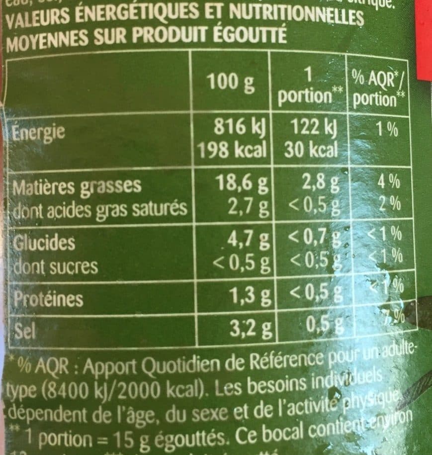 Rochambeau Olives vertes entières packshot