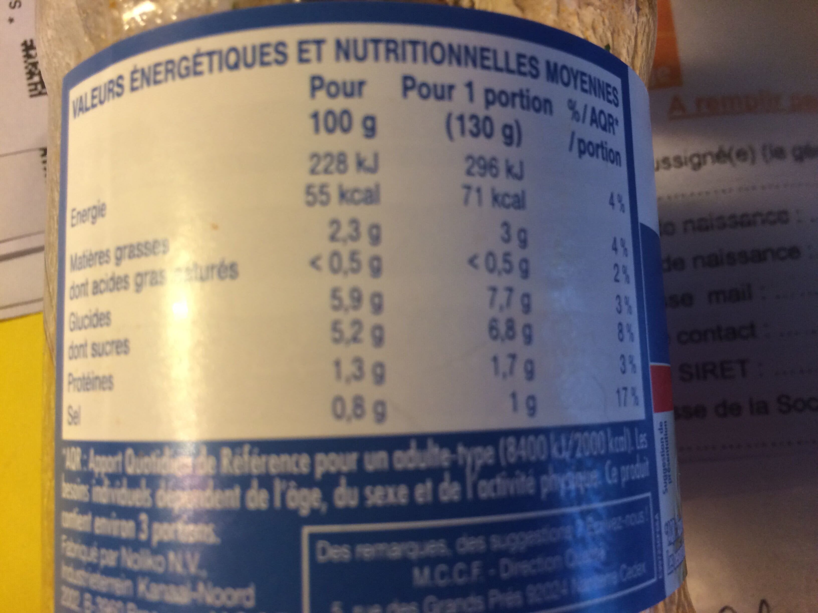 Open Food Facts Sauce Napolitaine 400g packshot