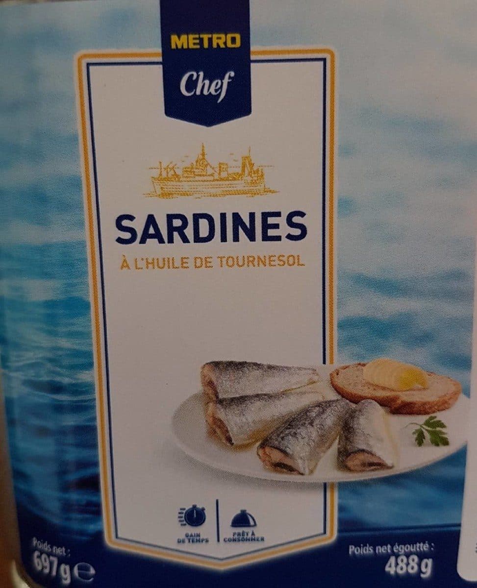 Metro Chef Sardine huile de tournesol packshot