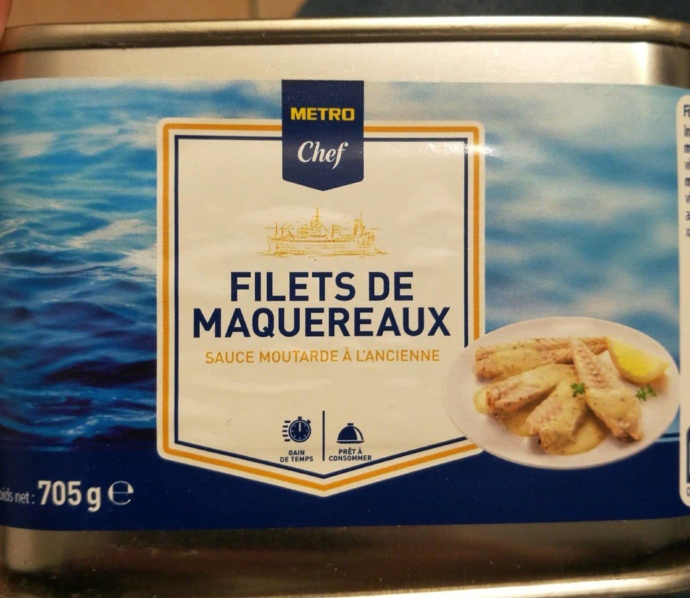Metro Chef Filets de maquereaux sauce moutarde à l'ancienne packshot