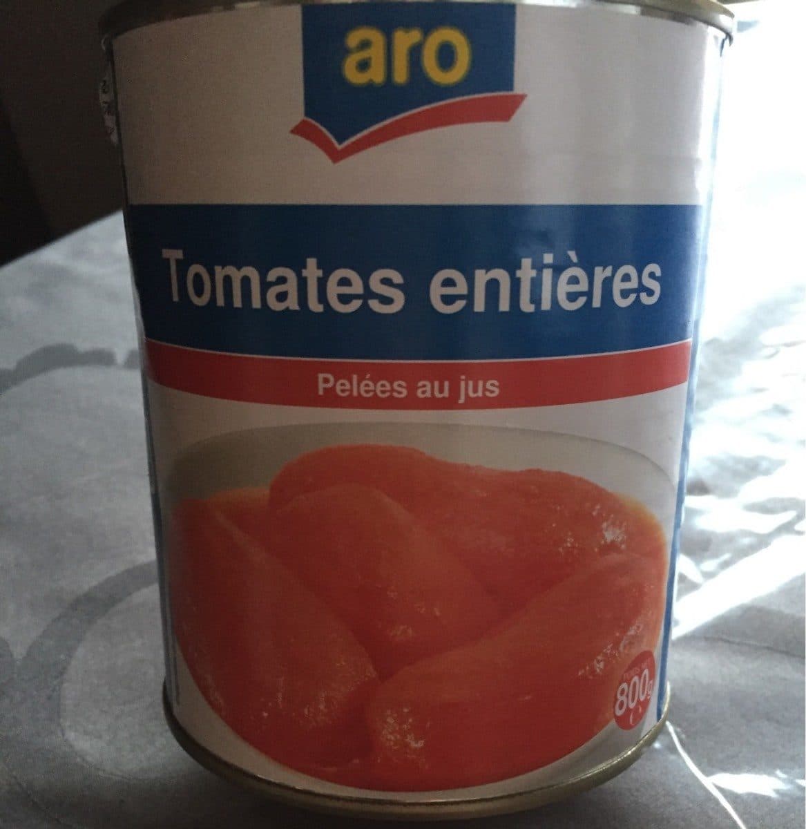 Aro Tomates entieres pelées au jus packshot