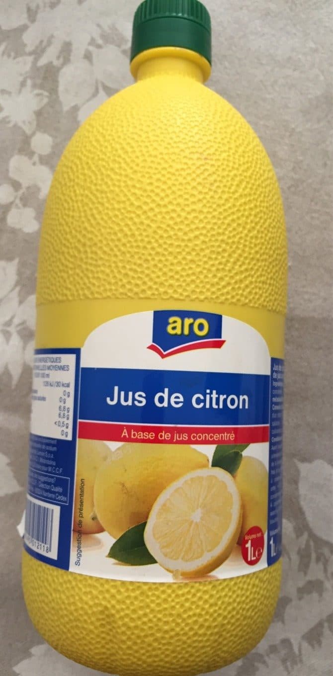 Aro Jus de citron packshot