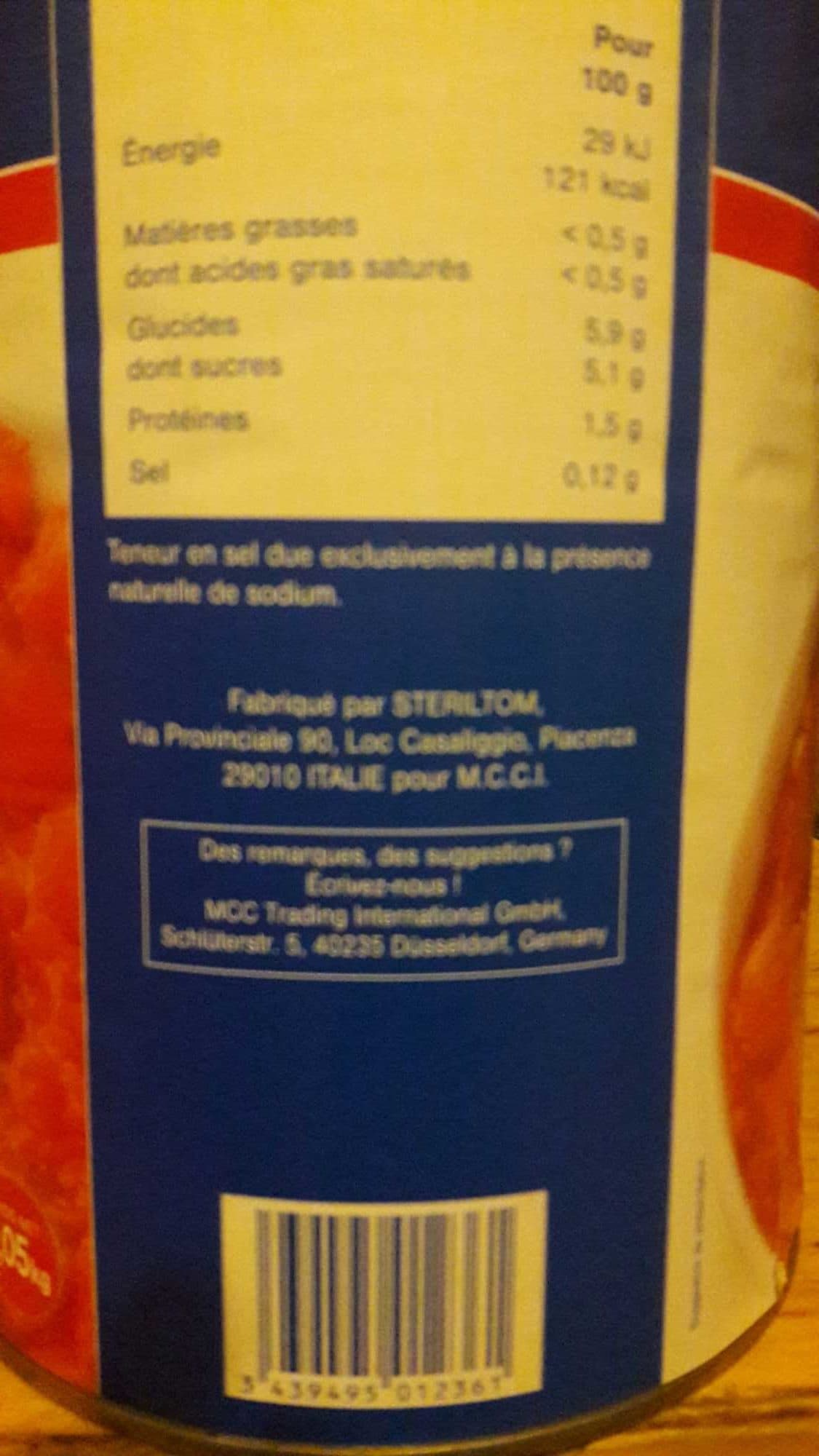 Aro Tomates pelées concassées packshot