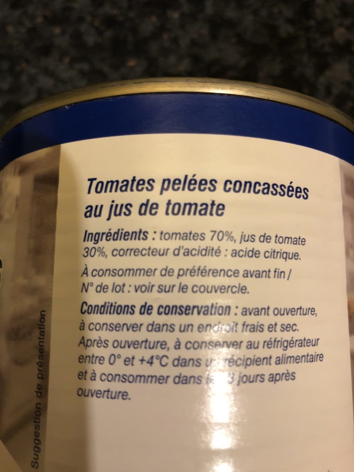 Horeca Tomates pelées cocassées packshot