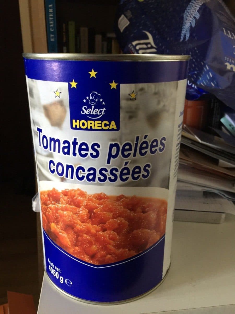 Horeca Tomates pelées concassées packshot
