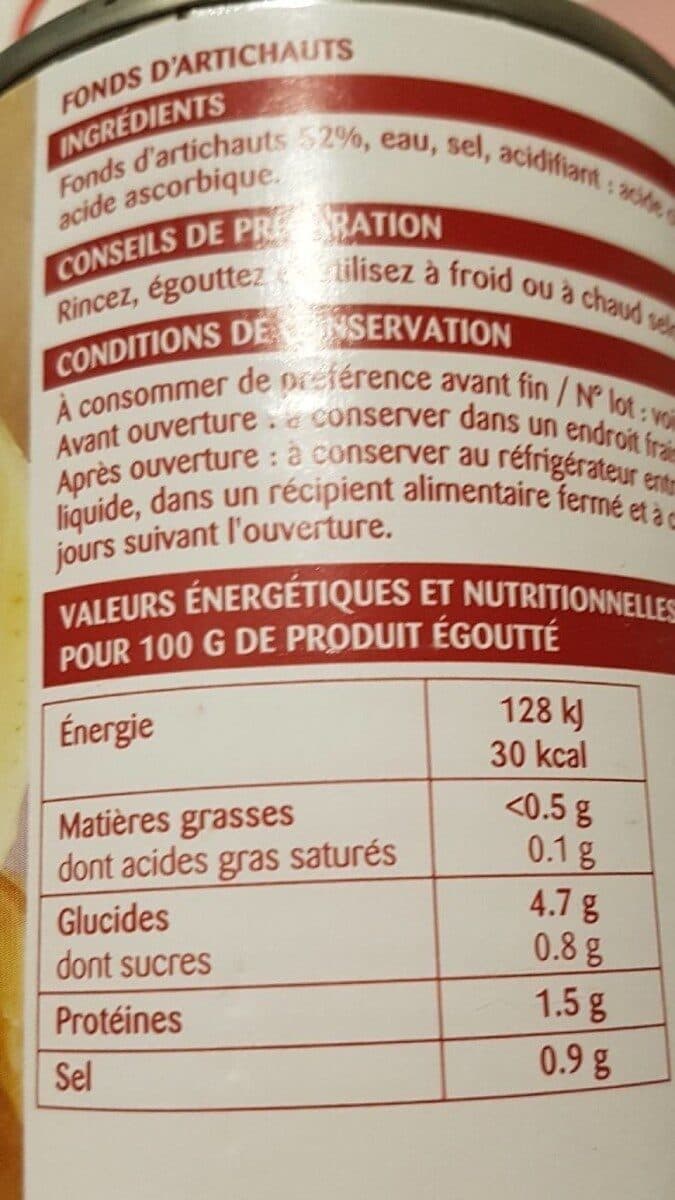 Rochambeau Fonds d artichauts packshot