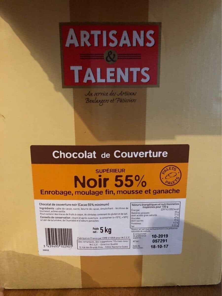 Artisans & Talents Chocolat de couverture packshot