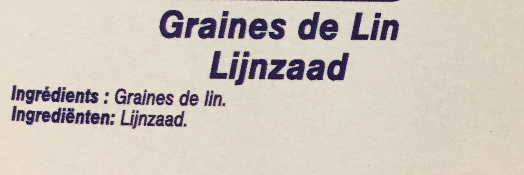 Horeca Graines de Lin packshot