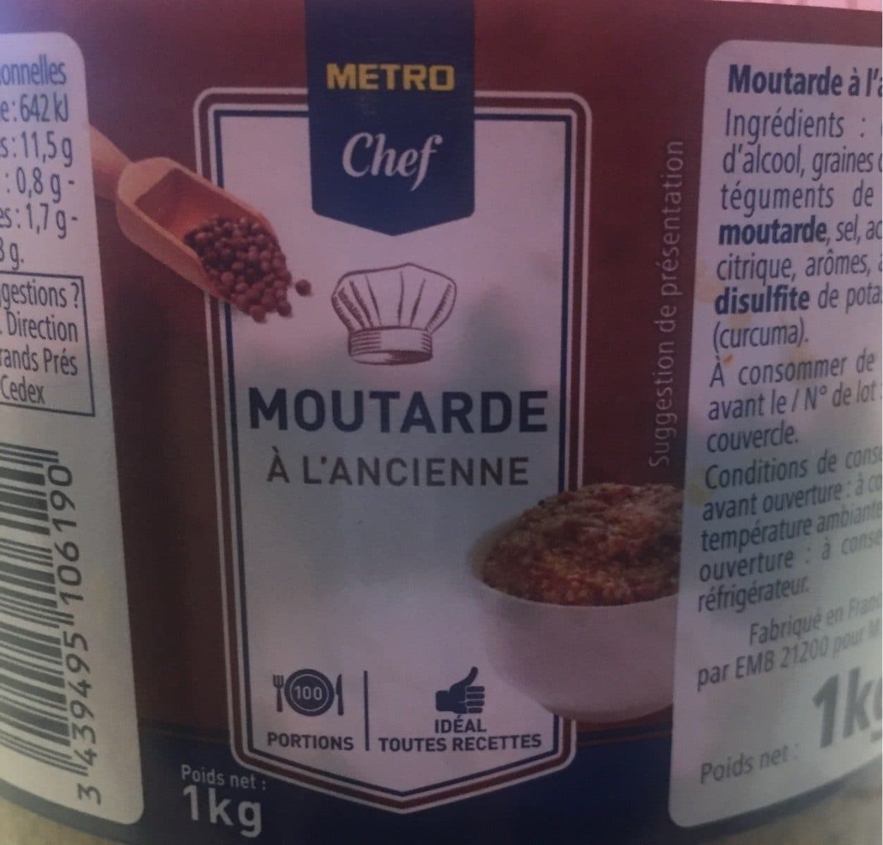 Horeca Moutarde À L'Ancienne packshot