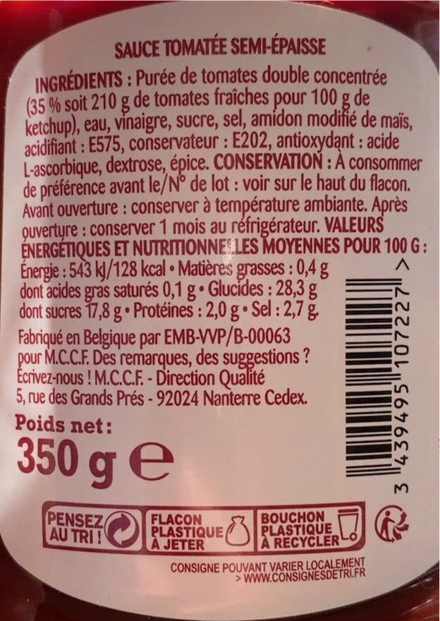 Rochambeau Tomato Ketchup packshot
