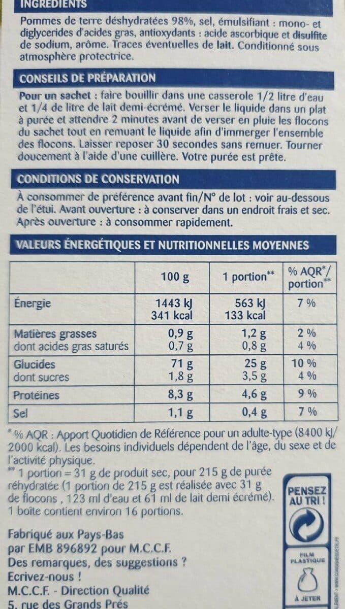 Rochambeau Purée de pommes de terre en flocons packshot