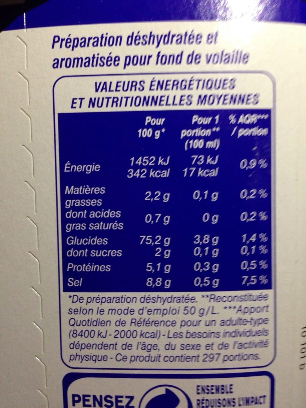 Horeca Fond de volaille packshot