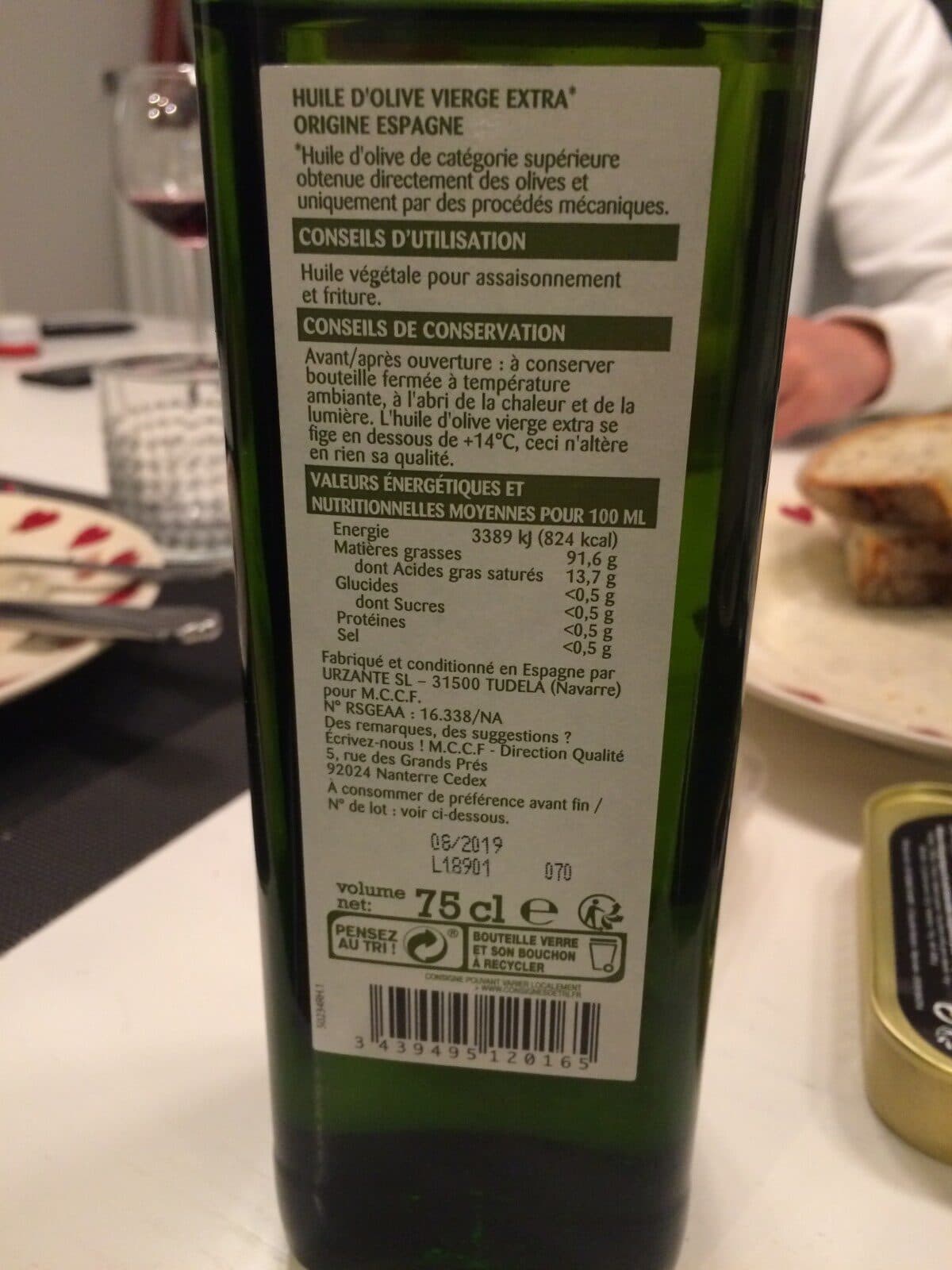 Rochambeau Huile d'olive Vierge Extra packshot