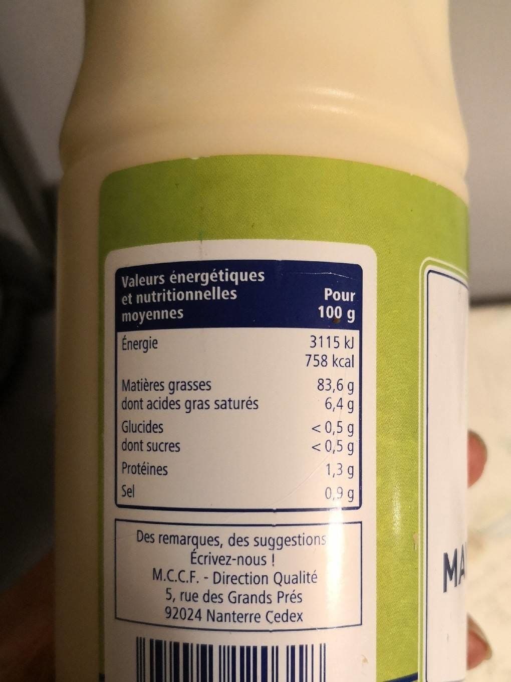 Métro Chef Mayonnaise packshot