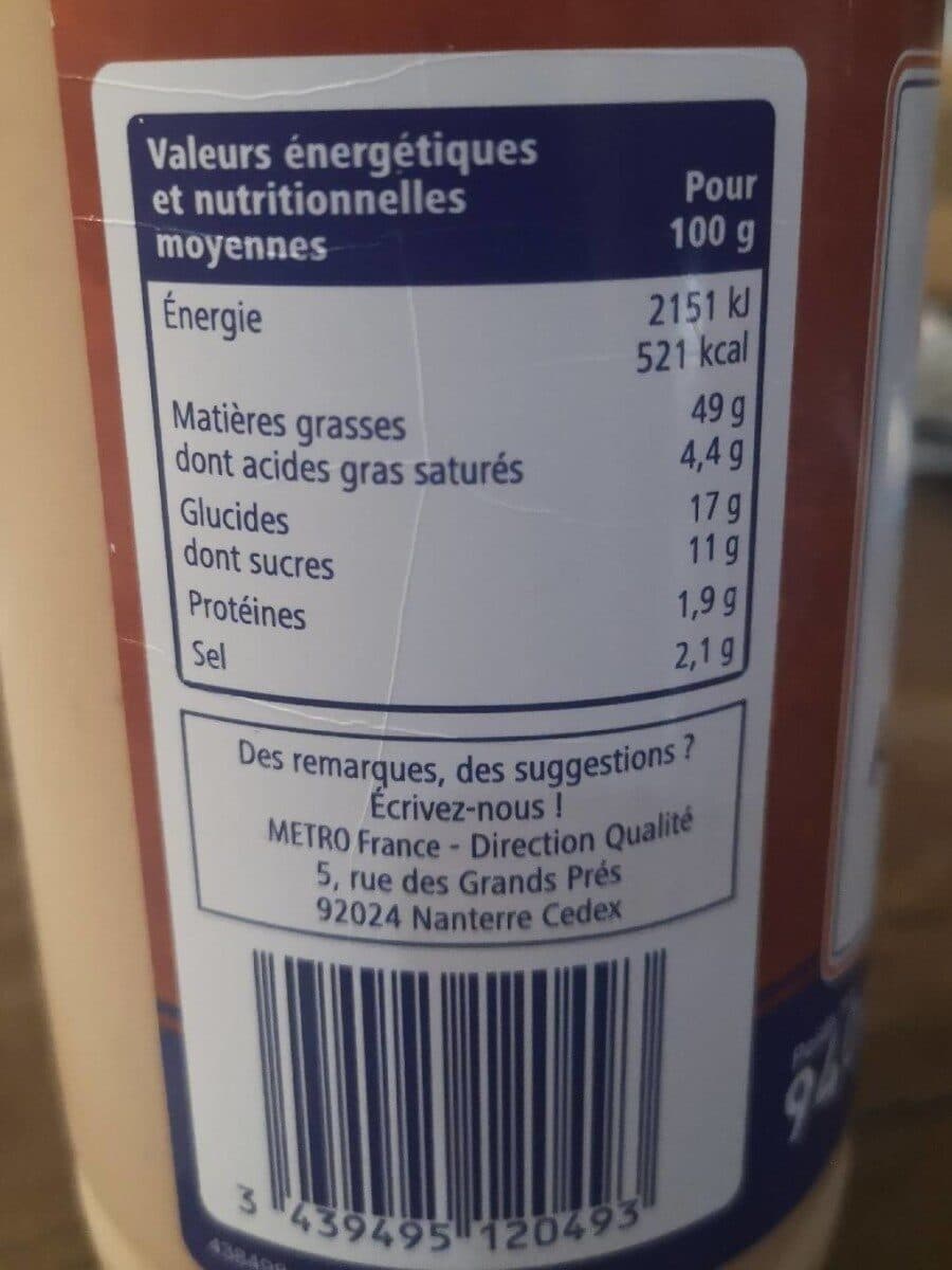 Metro Sauce algerienne packshot