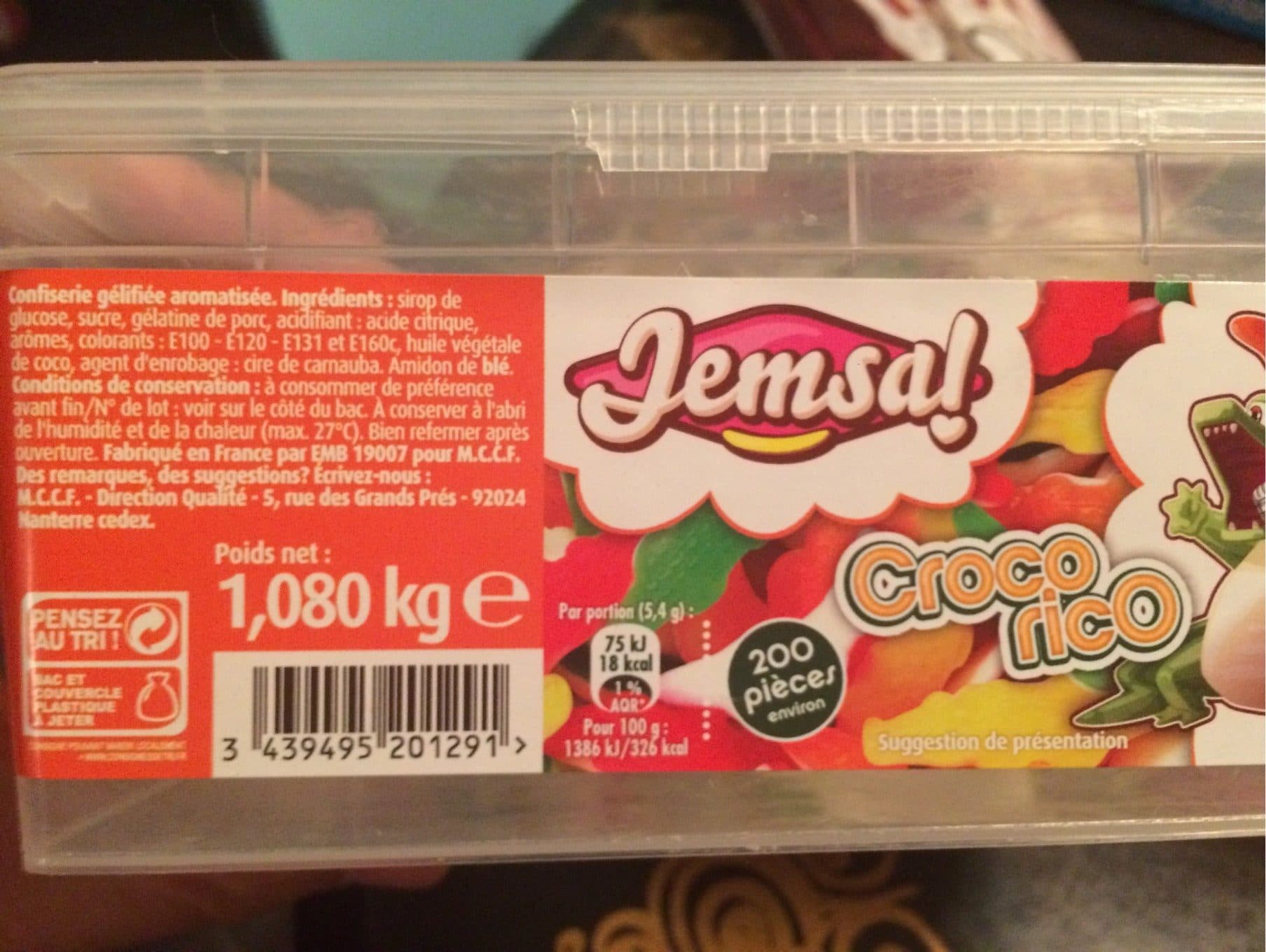 Jemsa! Crocorico packshot