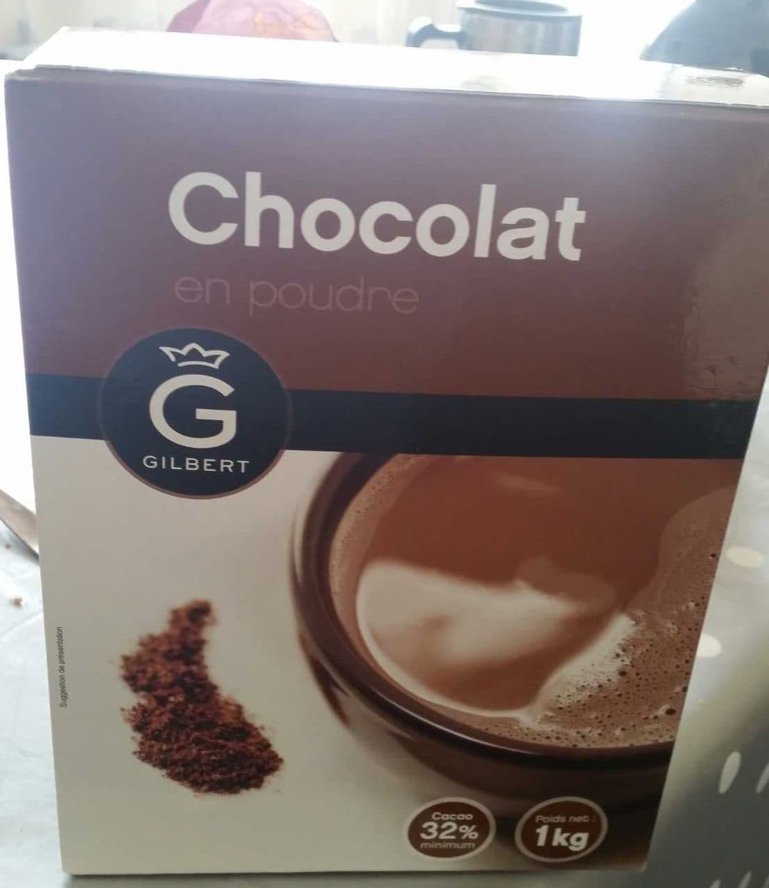Gilbert Chocolat en poudre packshot