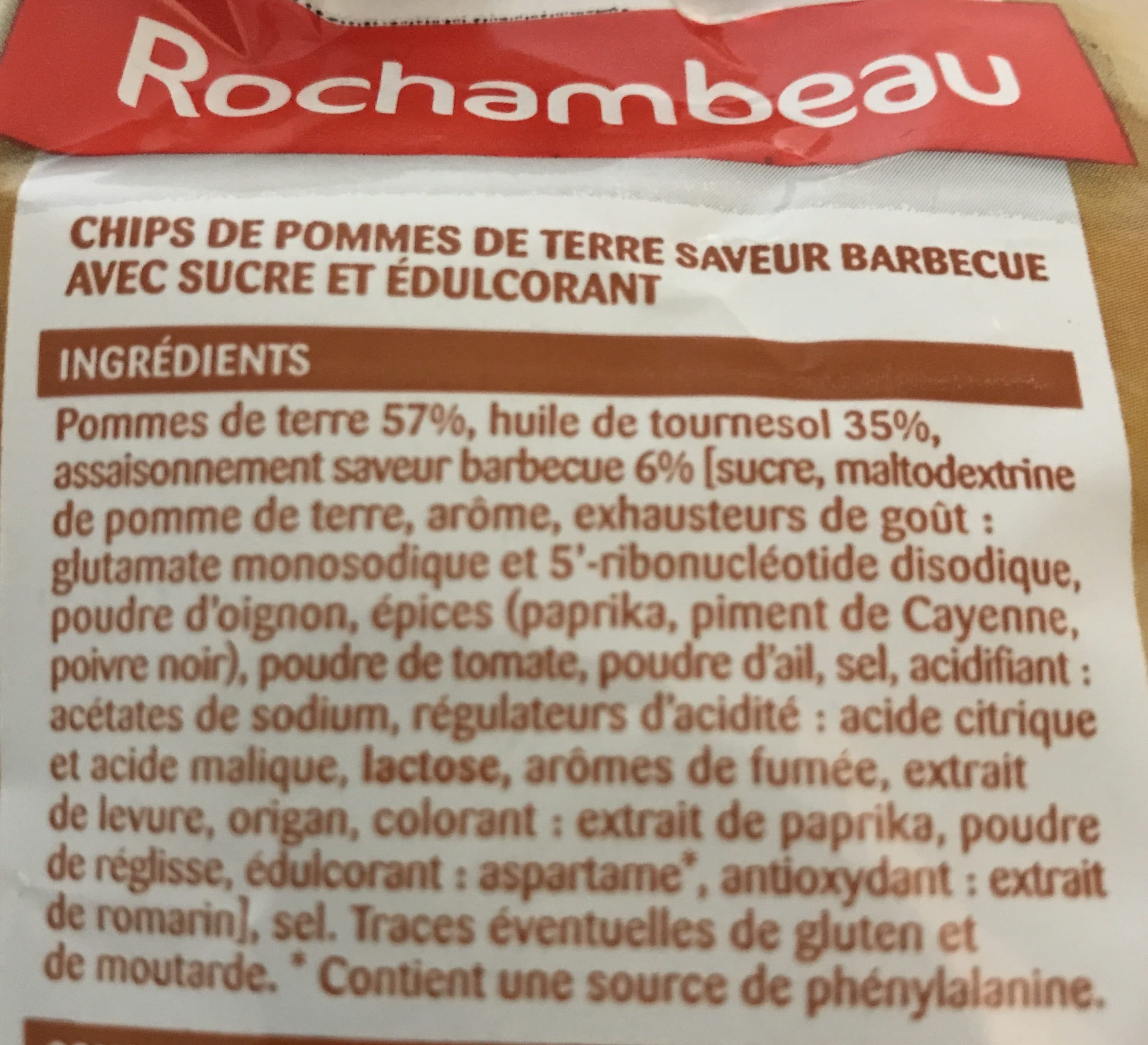 Rochambeau Chips saveur Barbecue packshot