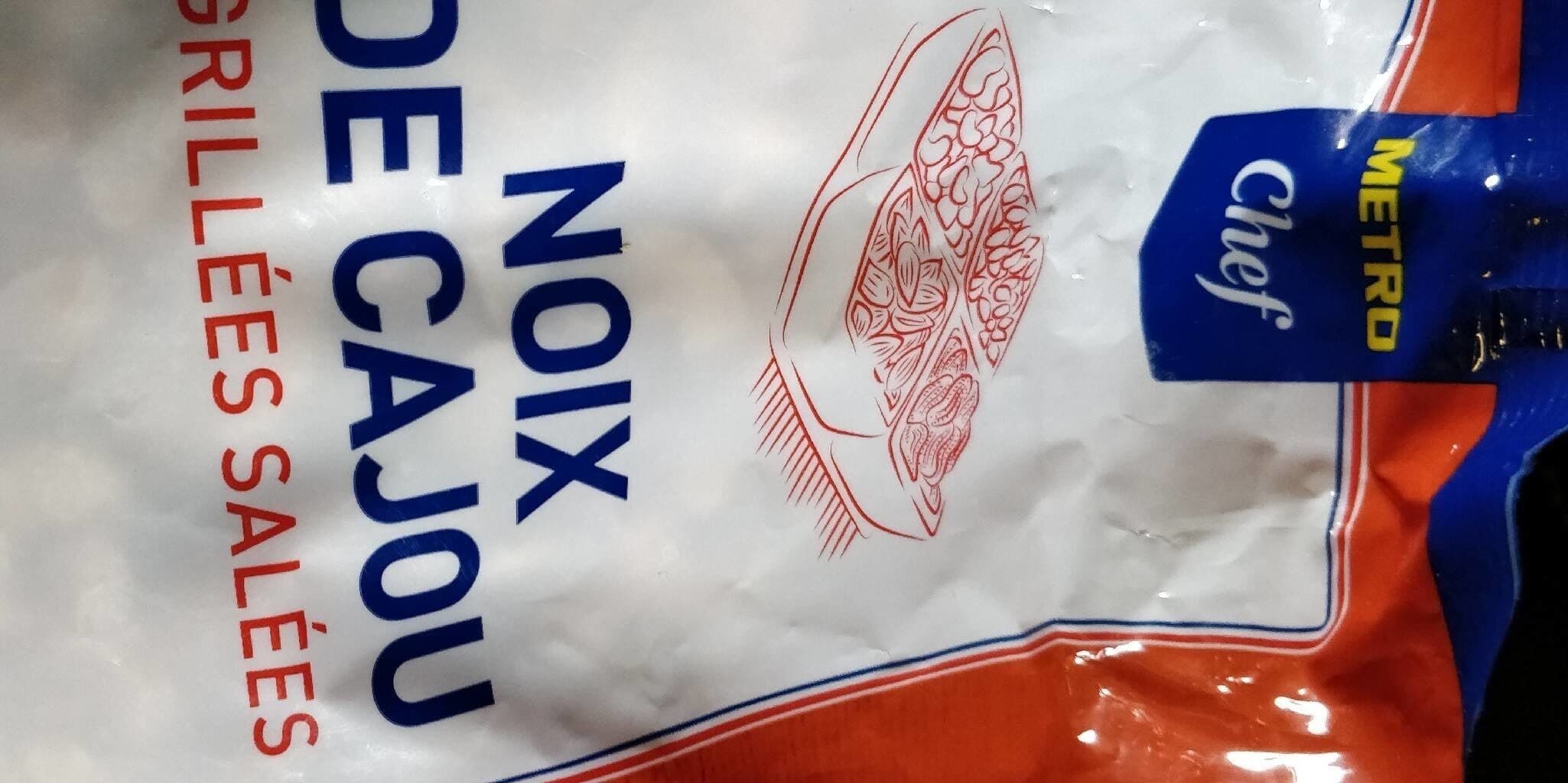Metro Chef Noix de cajou grillées salées packshot