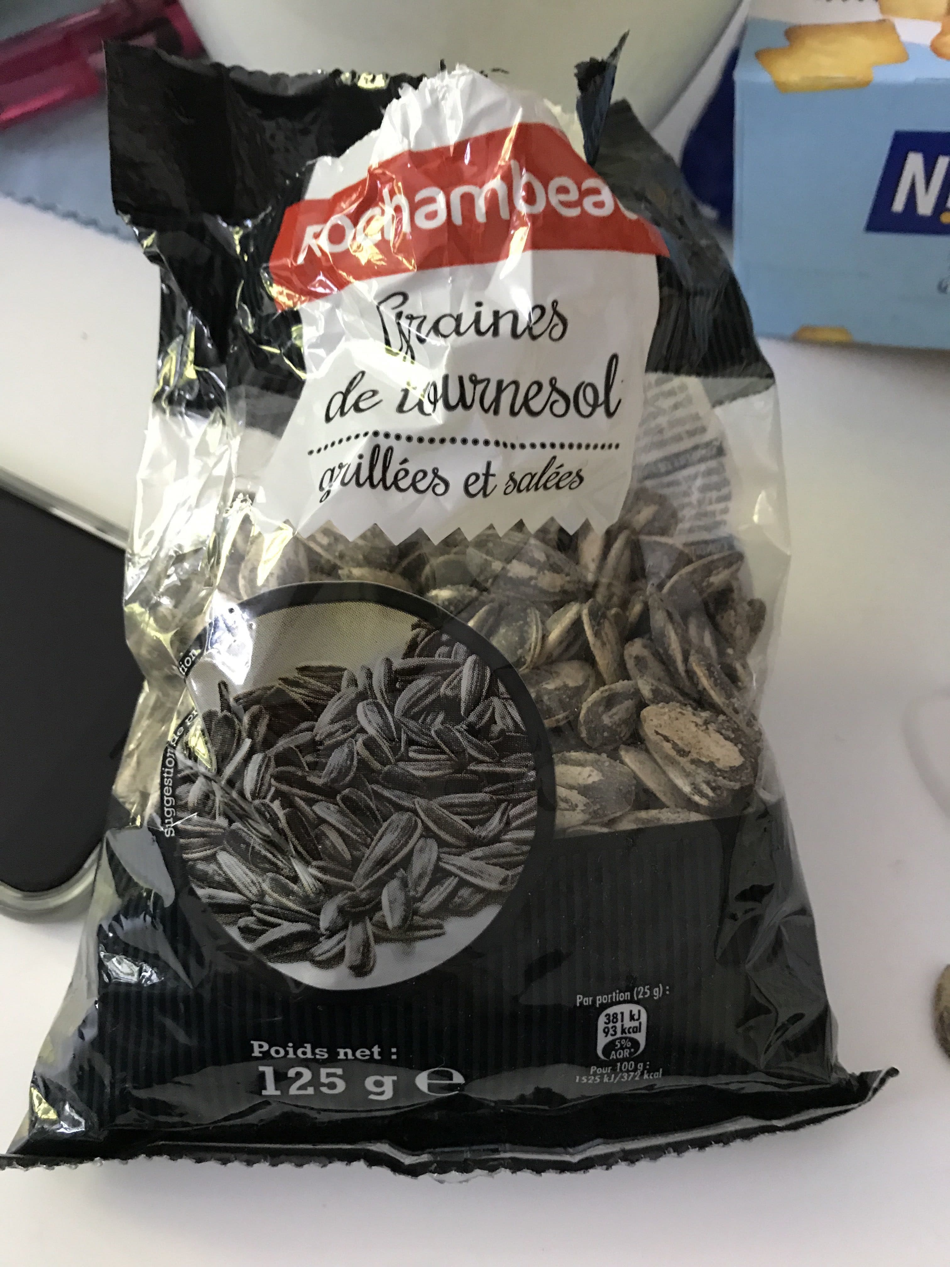 Graines tournesol grillées et salees Graines De Tournsesol (Pipas) Grillées Salées packshot