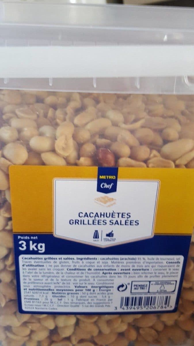 Metro Chef Cacahuètes grillées salées packshot