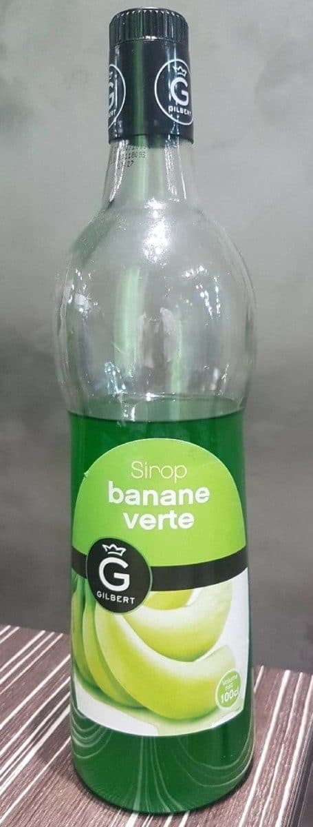 Gilbert Sirop banane verte packshot
