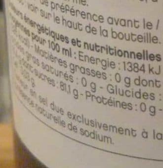 Gilbert Sirop cassis packshot