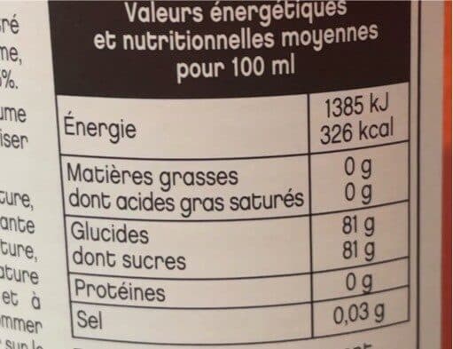 Gilbert Sirop pêche Gilbert 1L packshot