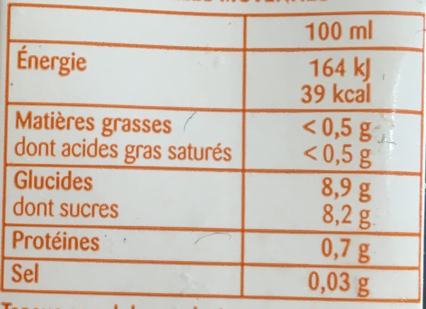 Rochambeau Jus d'orange packshot