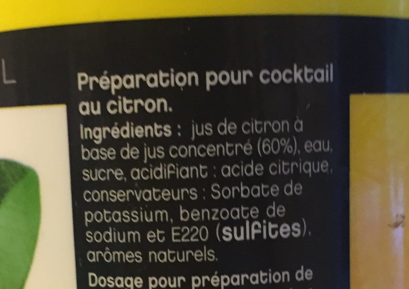 Gilbert Citron special cocktail packshot