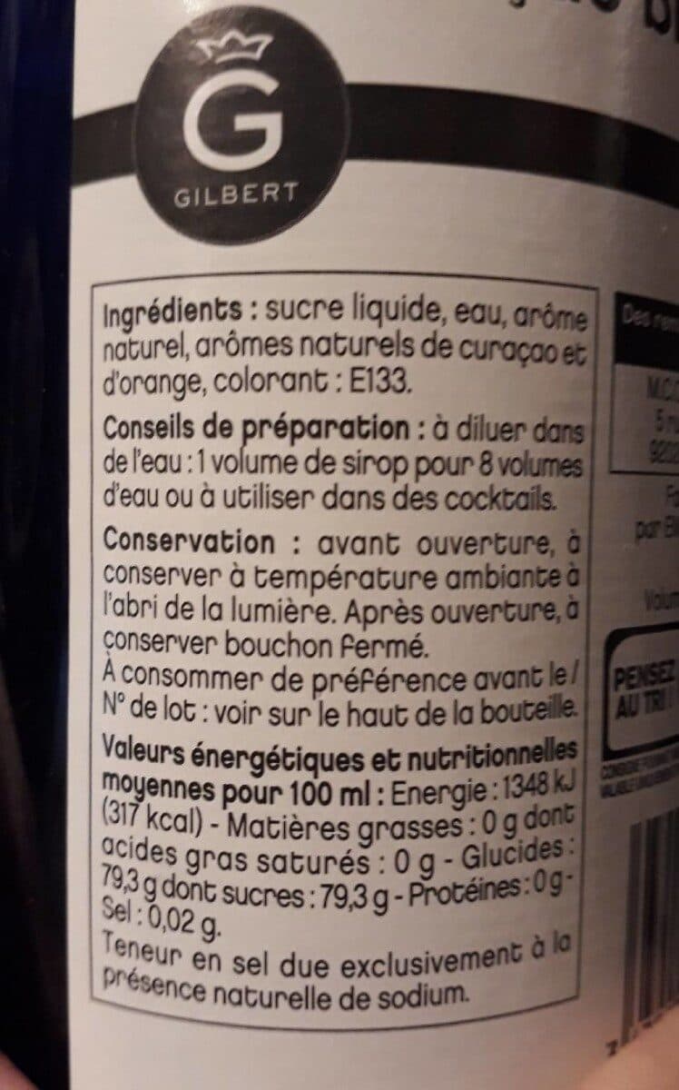 Gilbert Curaçao packshot