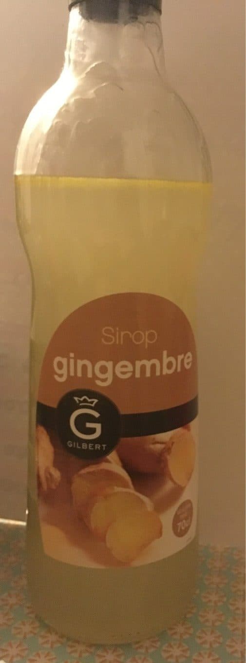 Gilbert Sirop de gingembre packshot