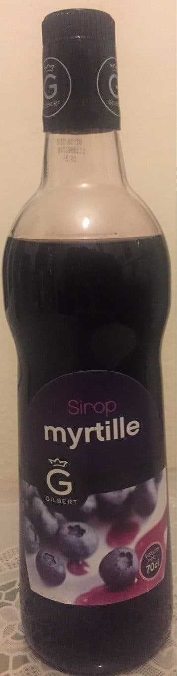 Gilbert Sirop myrtille packshot